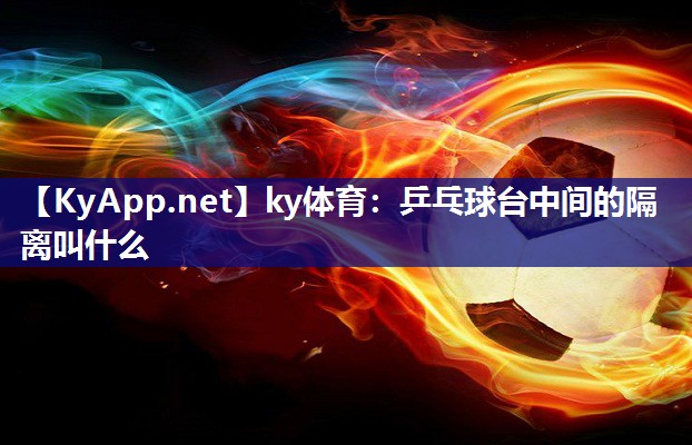 ky体育：乒乓球台中间的隔离叫什么